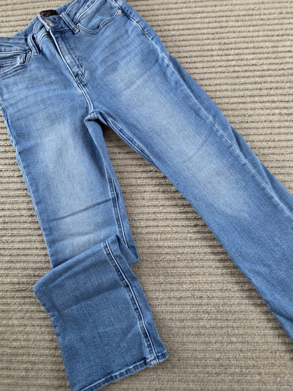 Quince Bella Stretch Organic Cotton Kick Flare Jeans Womens 26